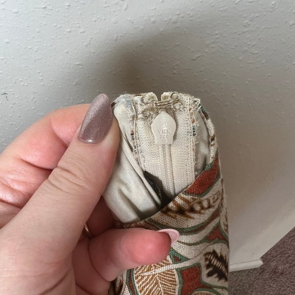 NWT House of Harlow Leaf Print Tie-Sleeve Linen Maxidress - Picture 11 of 14